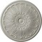 Ekena Millwork Bordeaux Ceiling Medallion (Fits Canopies up to 3 1/4"), 22 5/8"OD x 1 3/4"P, Pot of Cream CM22BOPCF - alternate 1